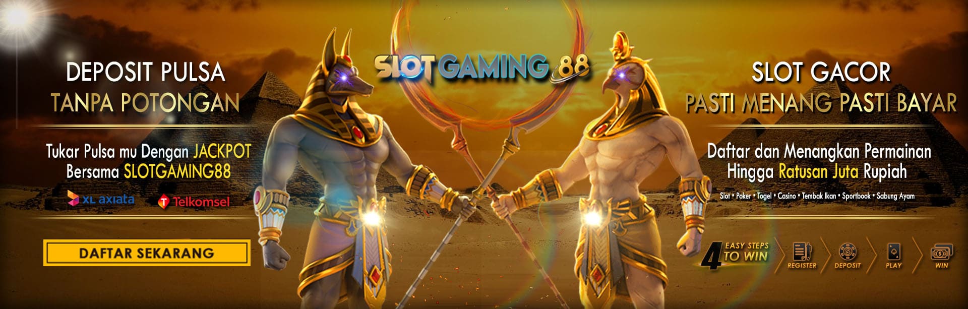 Situs Slot Gacor Deposit Pulsa Tanpa Potongan 100%